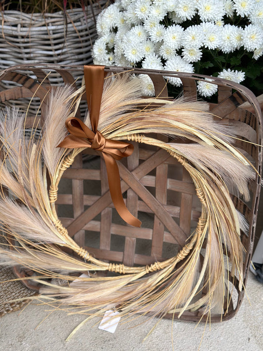 Wreath & Tobacco Basket