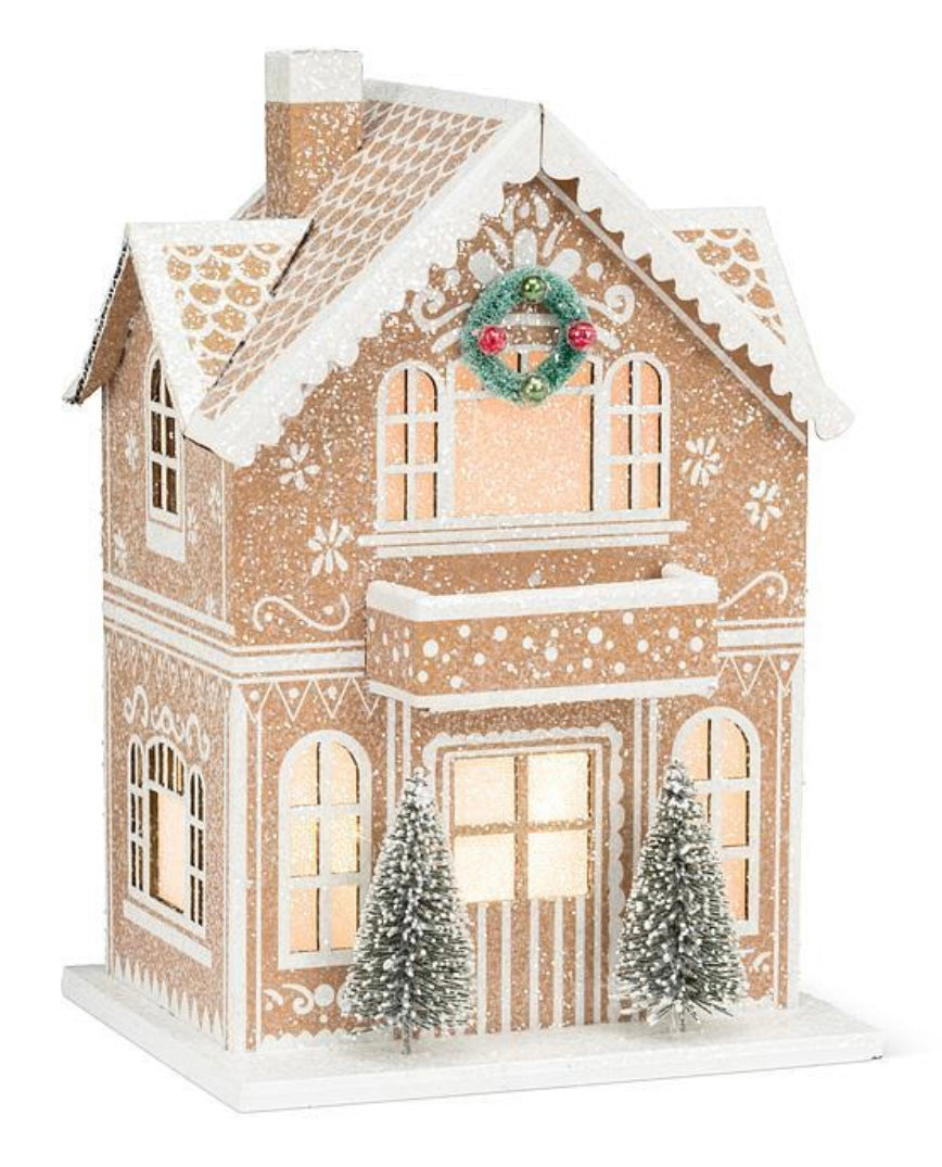 Gingerbread LED House-Medium