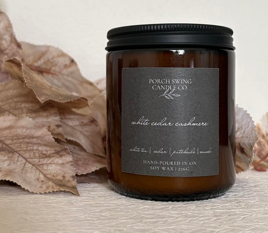 White Cedar Cashmere Candle-8oz