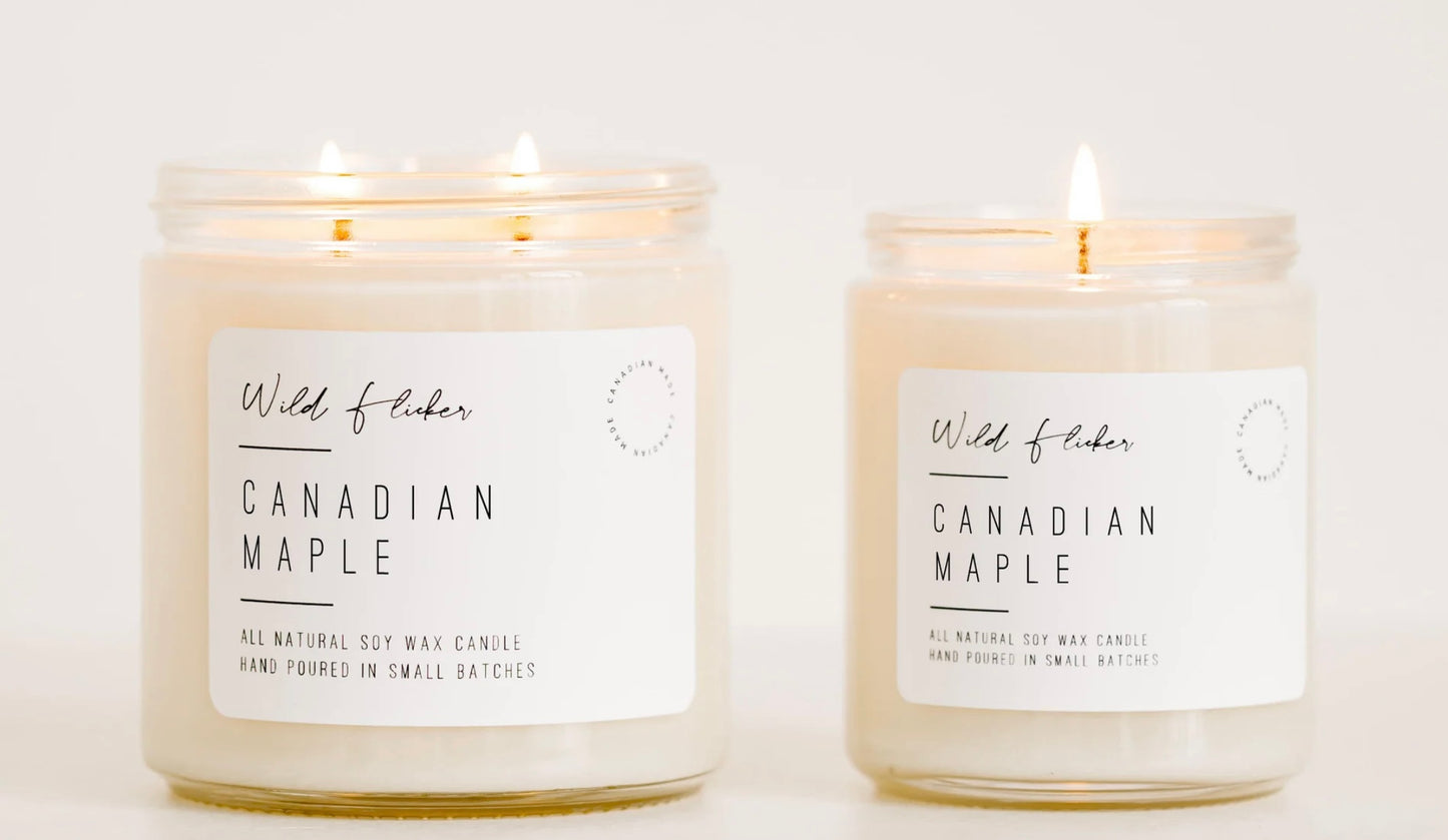 Wild Flicker Single Wick-Canadian Maple