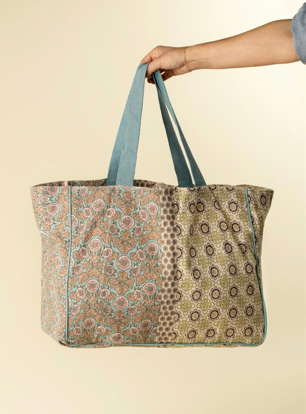 Indaba Cleo Market Bag-Green