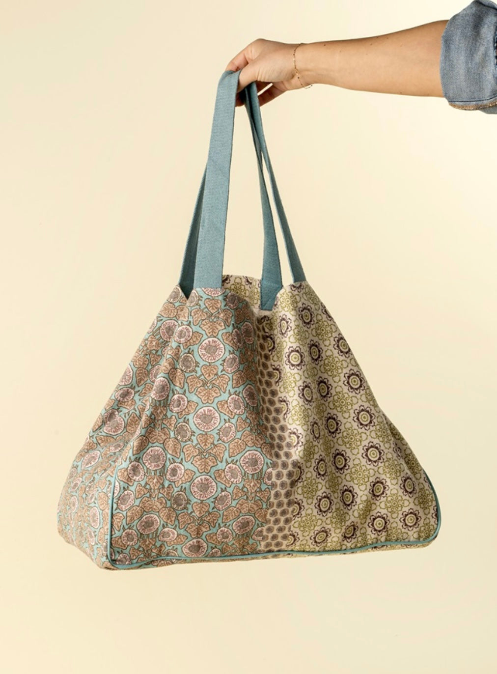 Indaba Cleo Market Bag-Green