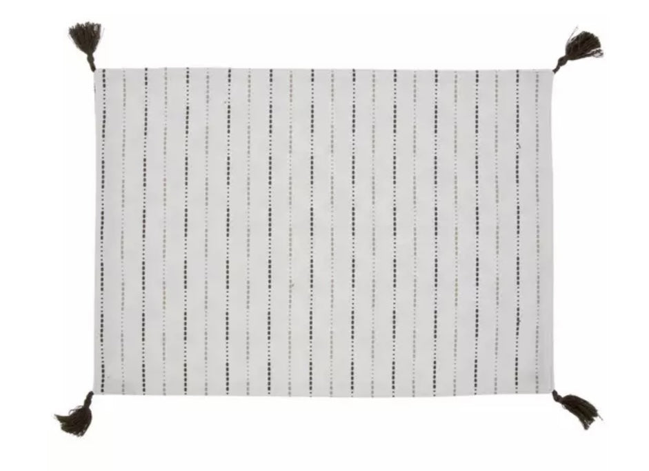 Reversible Placemat-Brown Floral
