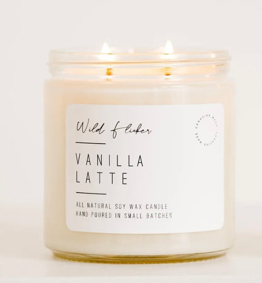 Vanilla Latte Double Wick Candle