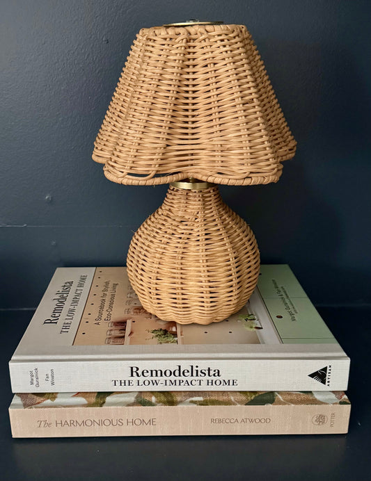 Wicker LED Lamp