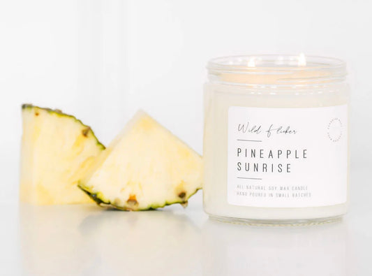 Pineapple Sunrise Soy Wax Candle-Double Wick