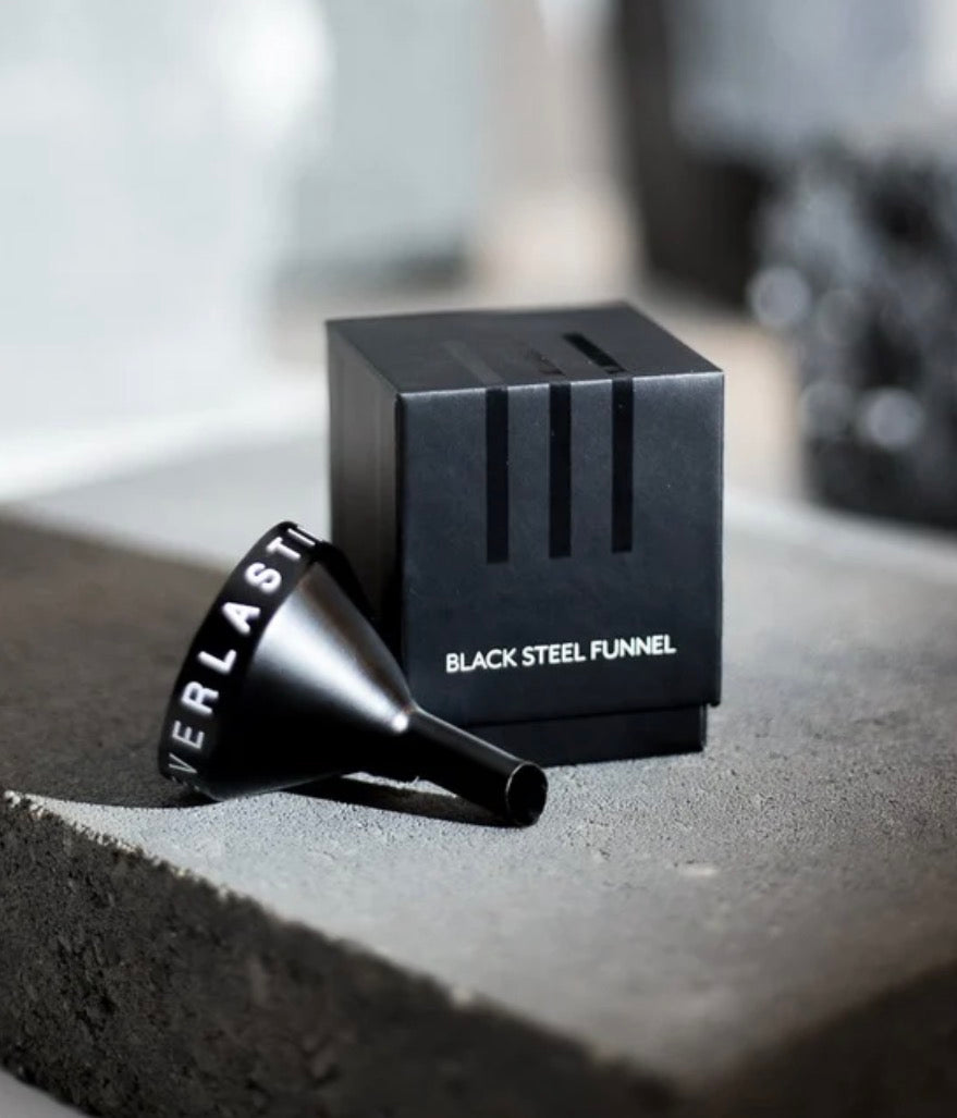 Black Steel Funnel