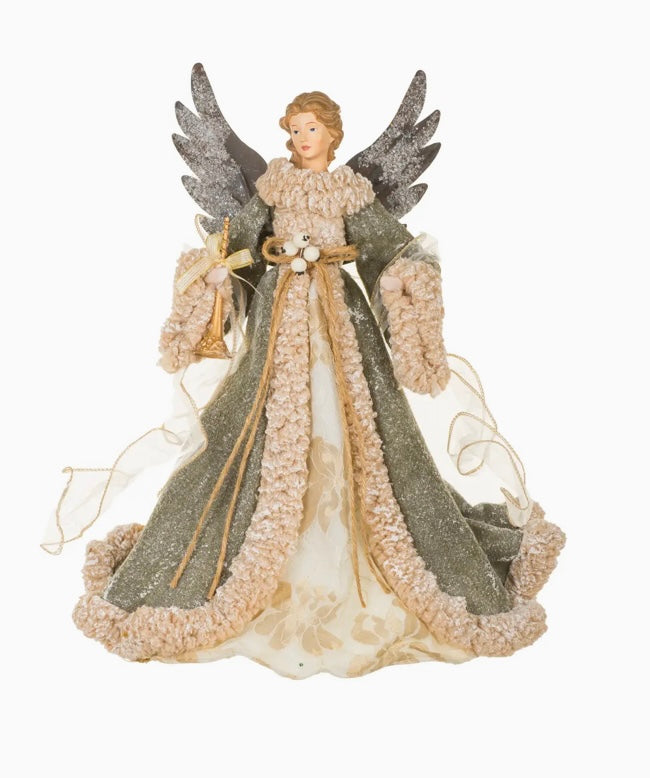 Green 10-light Angel Tree Topper