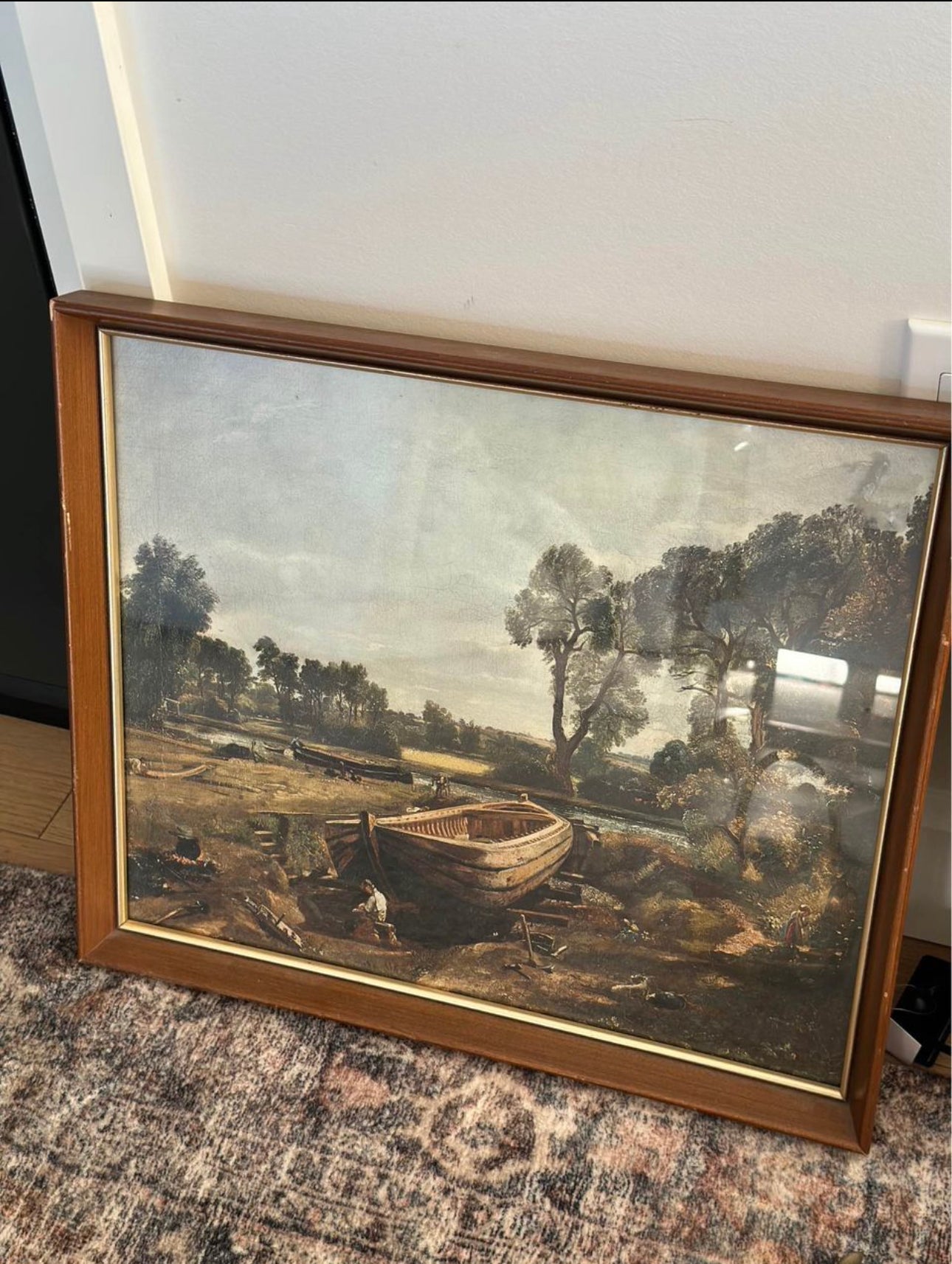 Vintage boat print