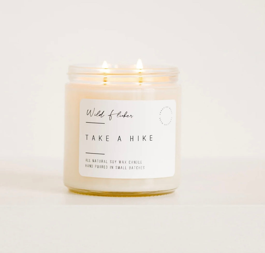 Take a Hike Bug Repellent Soy Wax Candle-Double Wick