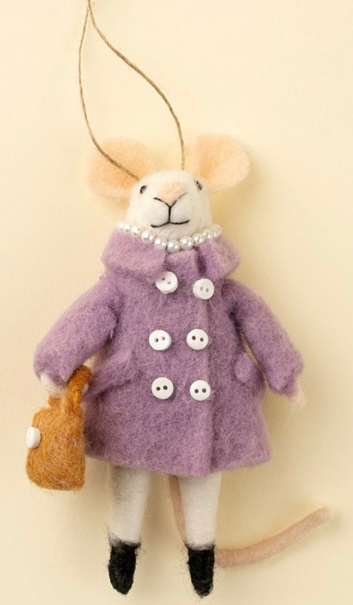 Glamorous Gloria Mouse Ornament