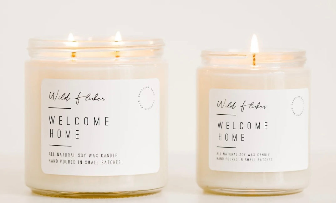 Wild Flicker Single Wick-Welcome Home