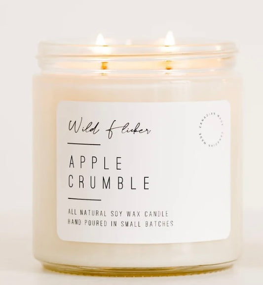 Apple Crumble Double Wick Candle