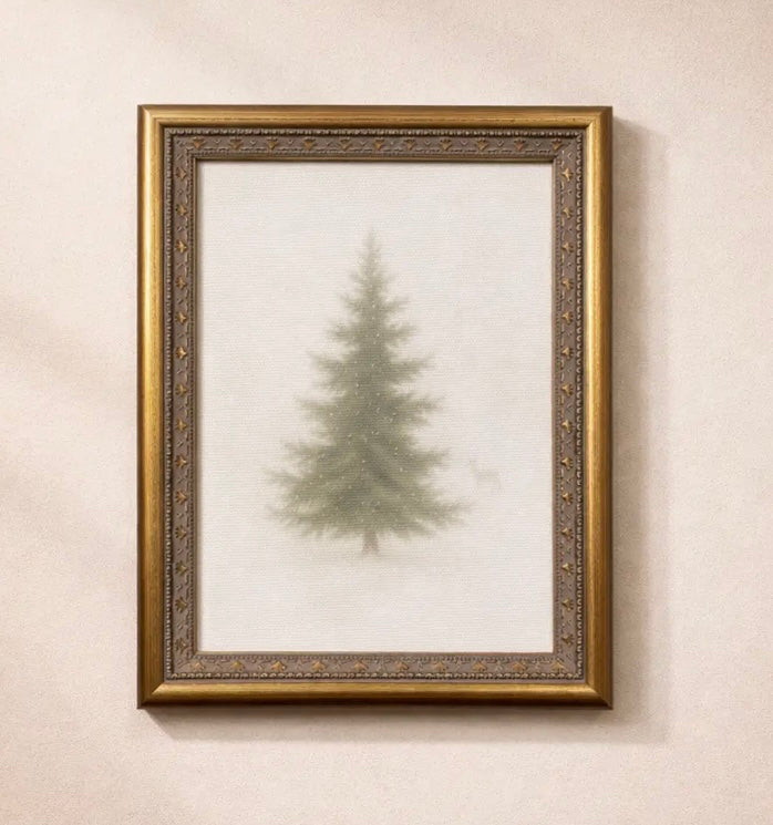 Frosty Pine 5x7 Wall Art