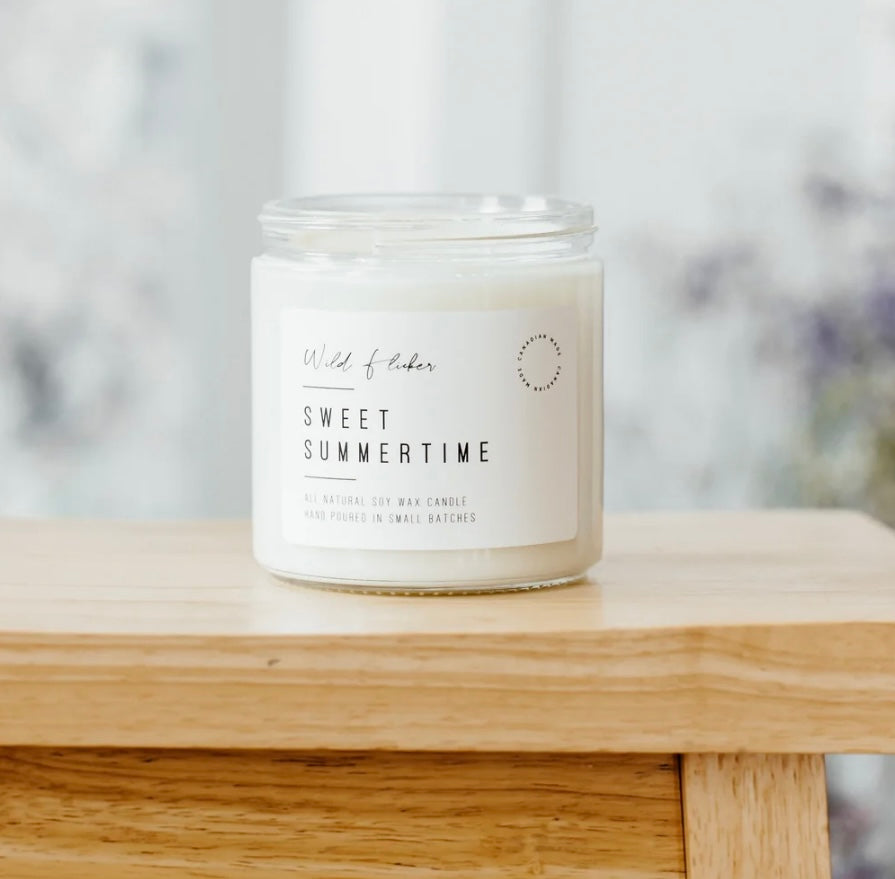 Sweet Summertime Soy Wax Candle-Double Wick