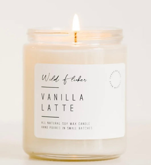 Vanilla Latte Single Wick Candle