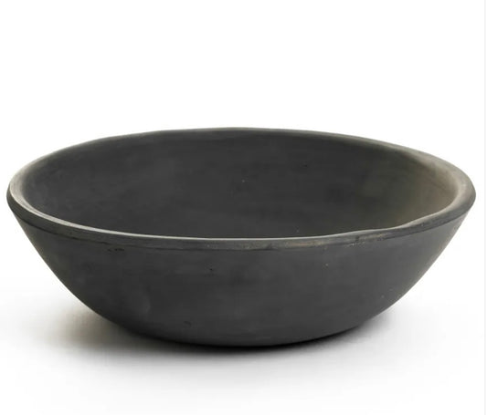 terracotta Clay Bowl-Burnt Black