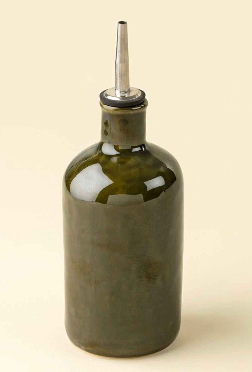Green Ceramic Cruet-Small