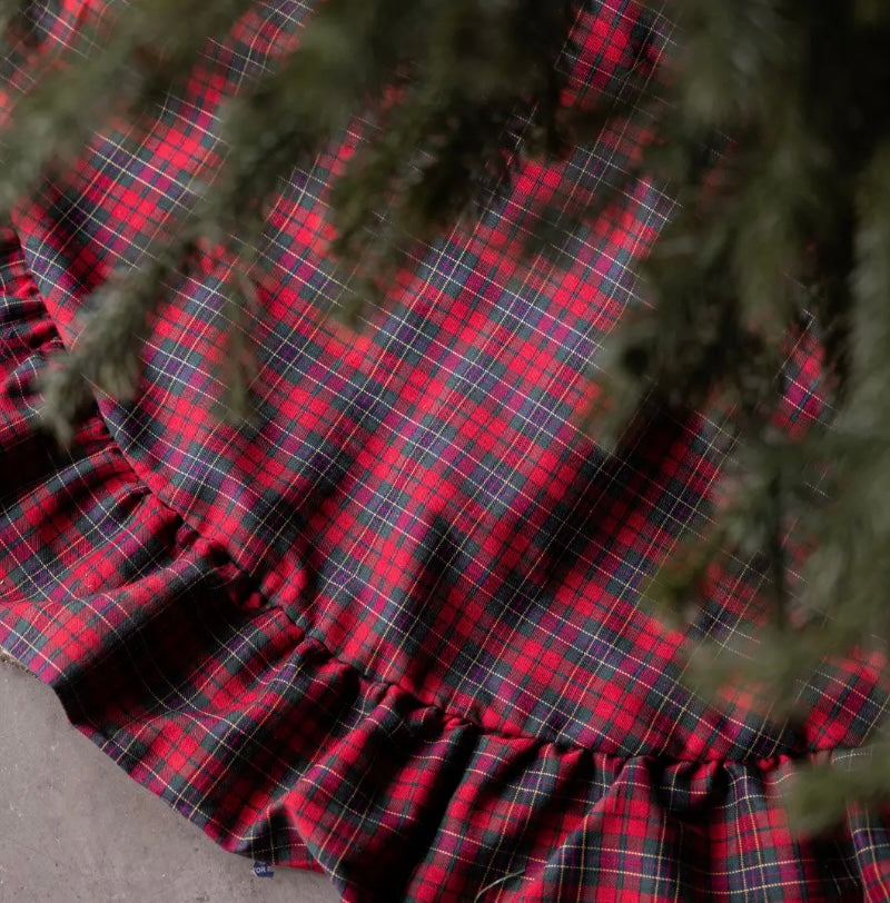 Red Plaid Tree Skirt