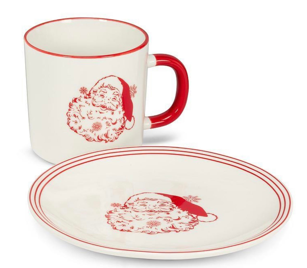 Vintage Santa Plate
