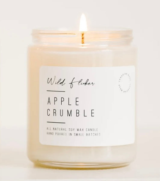 Apple Crumble Single Wick Candle