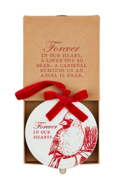 Cardinal Ceramic Boxed Ornament