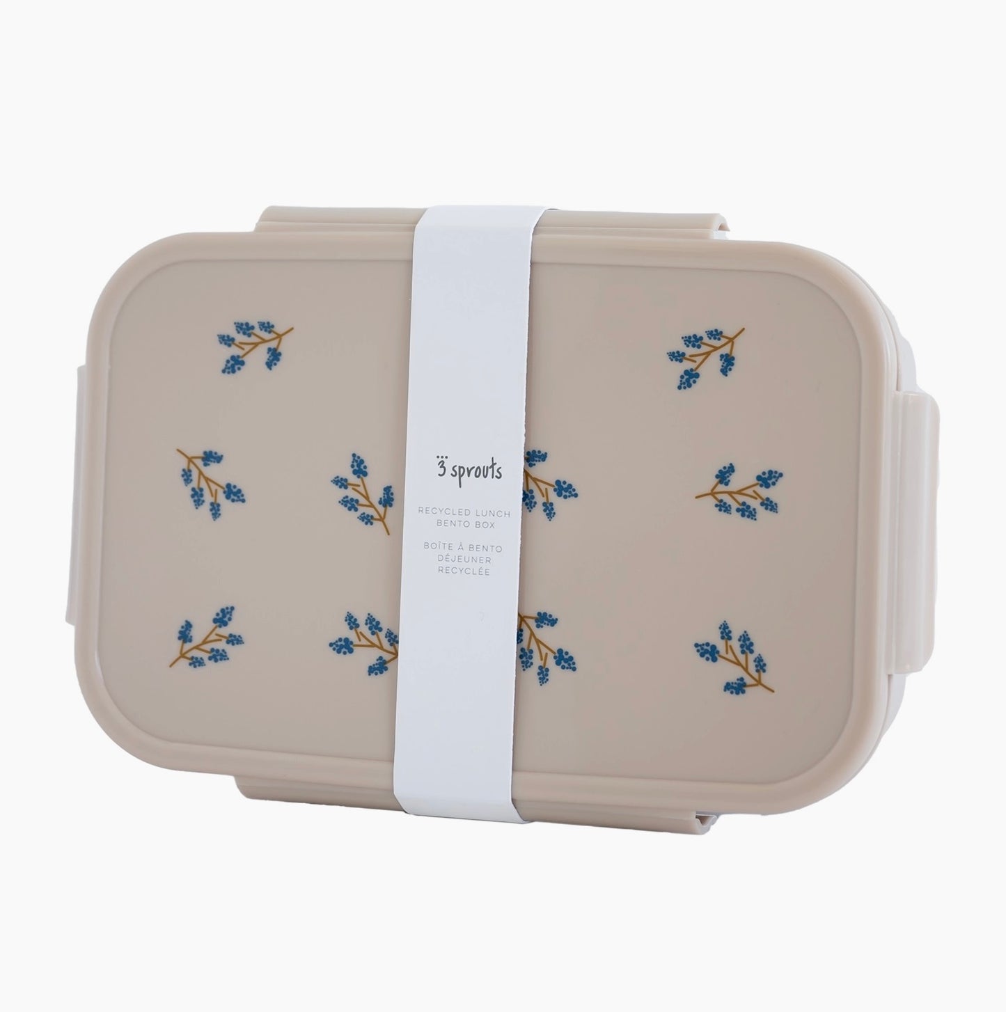 Recycled Plastic Bento Box-Blueberry Taupe