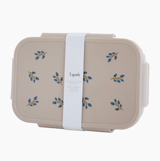 Recycled Plastic Bento Box-Blueberry Taupe