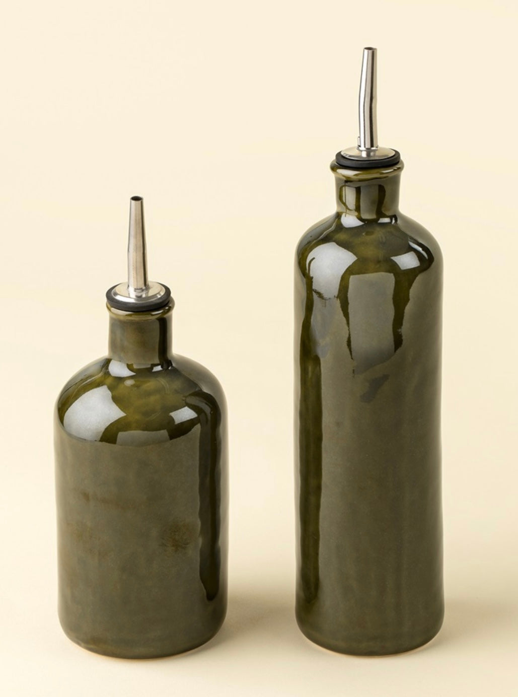 Green Ceramic Cruet-Small