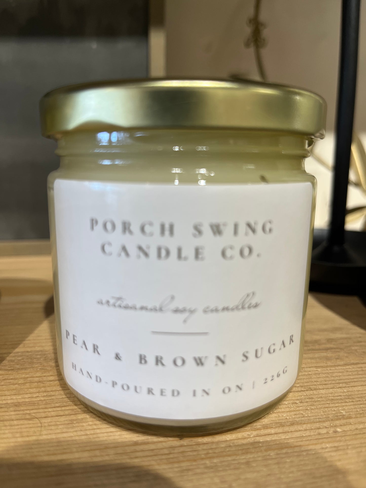 Pear & Brown Sugar Porch Swing Candle