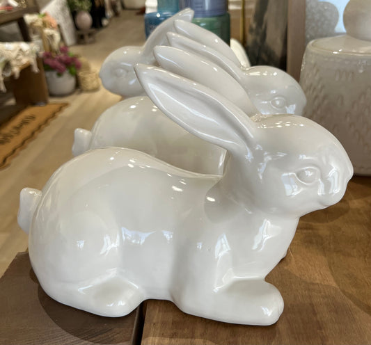 Ceramic Laying Bunny