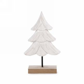 Decor white tree on foot