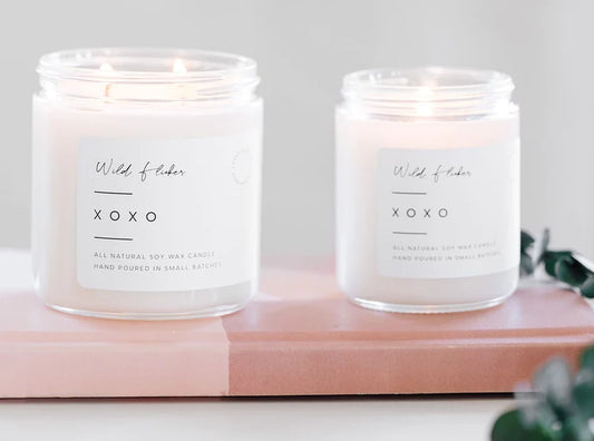 XOXO Soy Wax Candle - LIMITED EDITION Double Wick