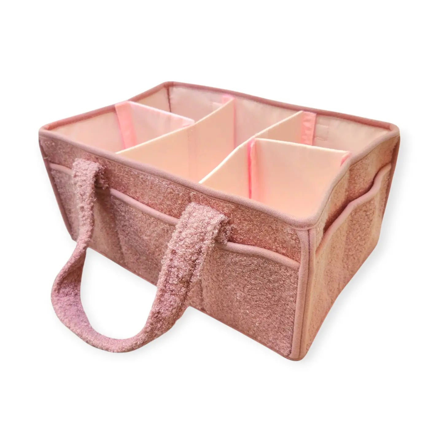 Teddy Diaper Caddy-Pink