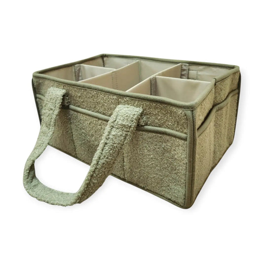 Teddy Diaper Caddy-Sage