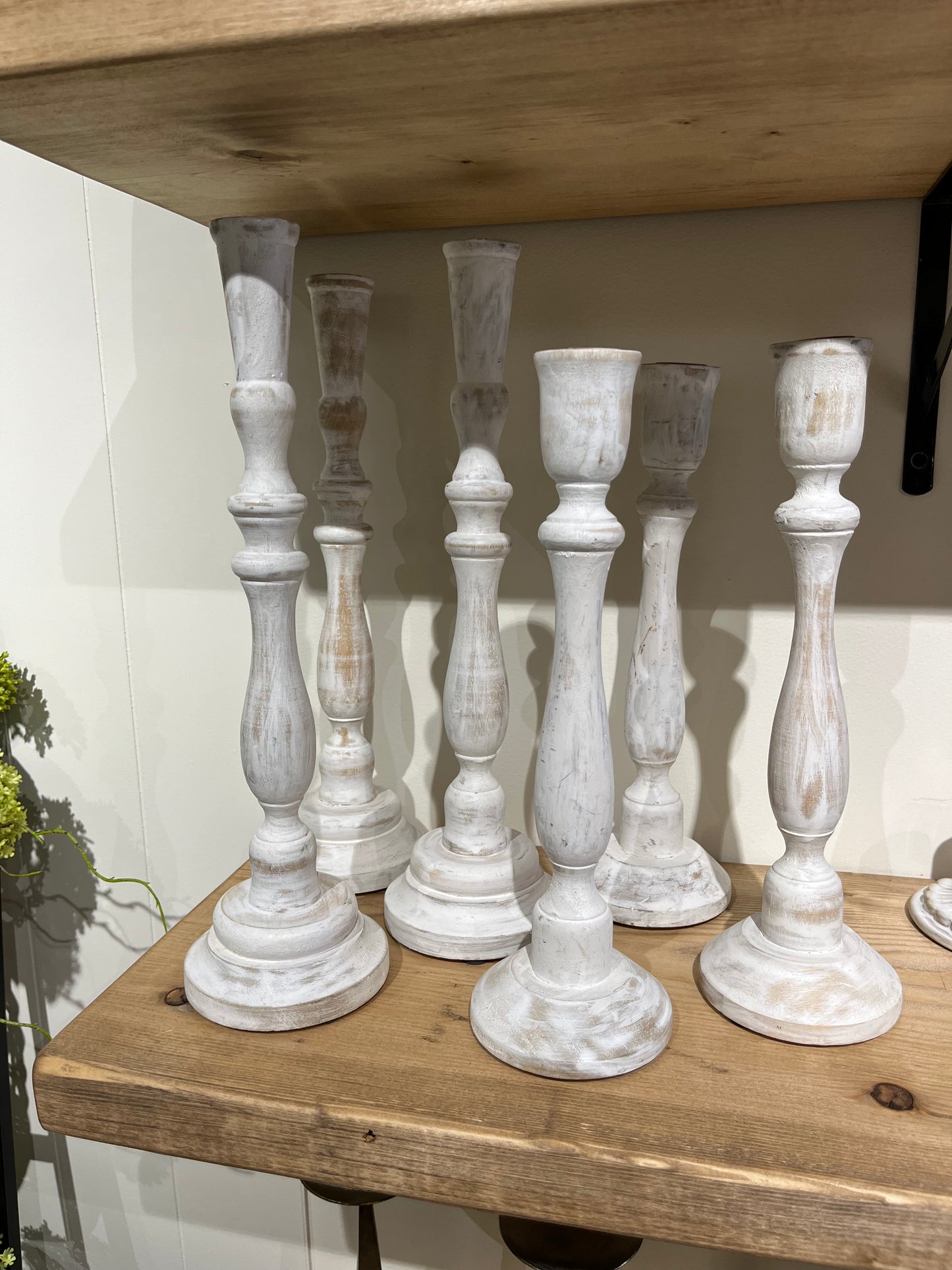Large White Candlestick