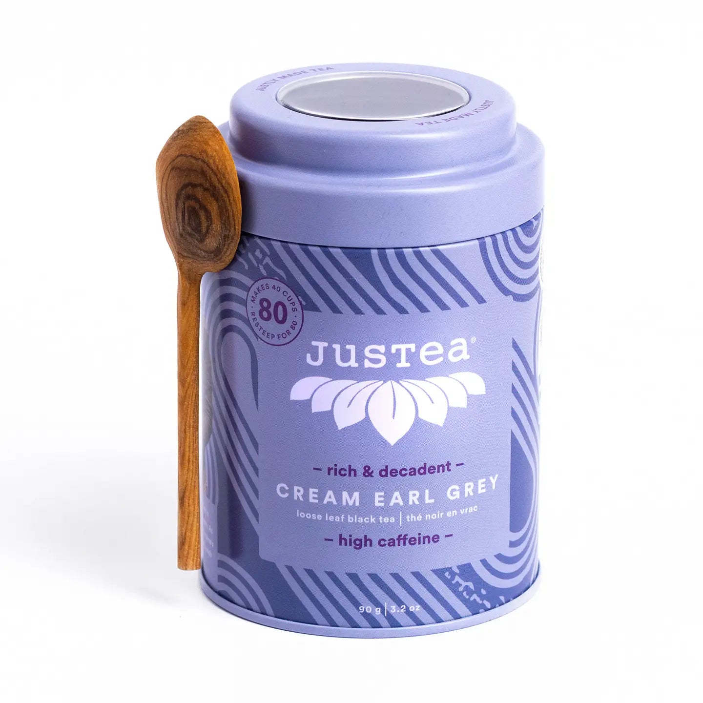 Cream Early Grey Tea Tin and Spoon