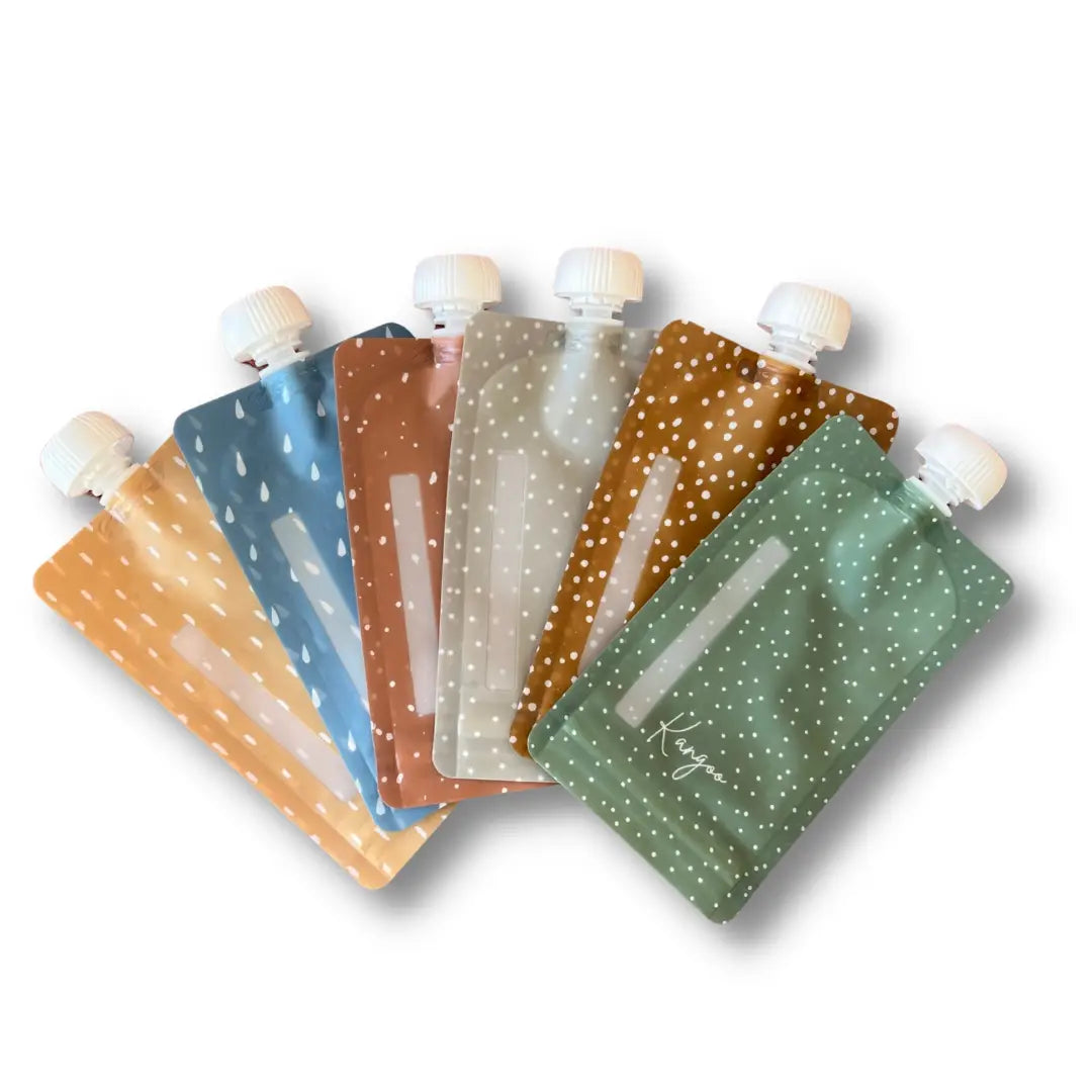 Reusable Baby Food Pouches-set of 6