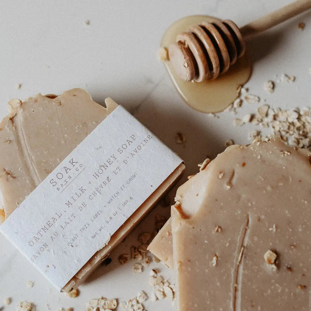 Oatmeal, Milk and Honey Soap Bar