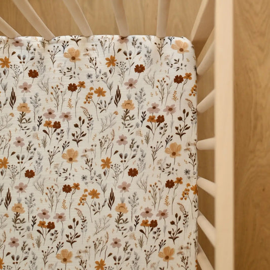 Muslin Crib Sheet-100% Organic Cotton
