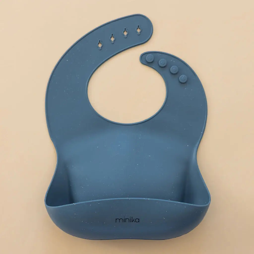 Silicone Bib-Indigo