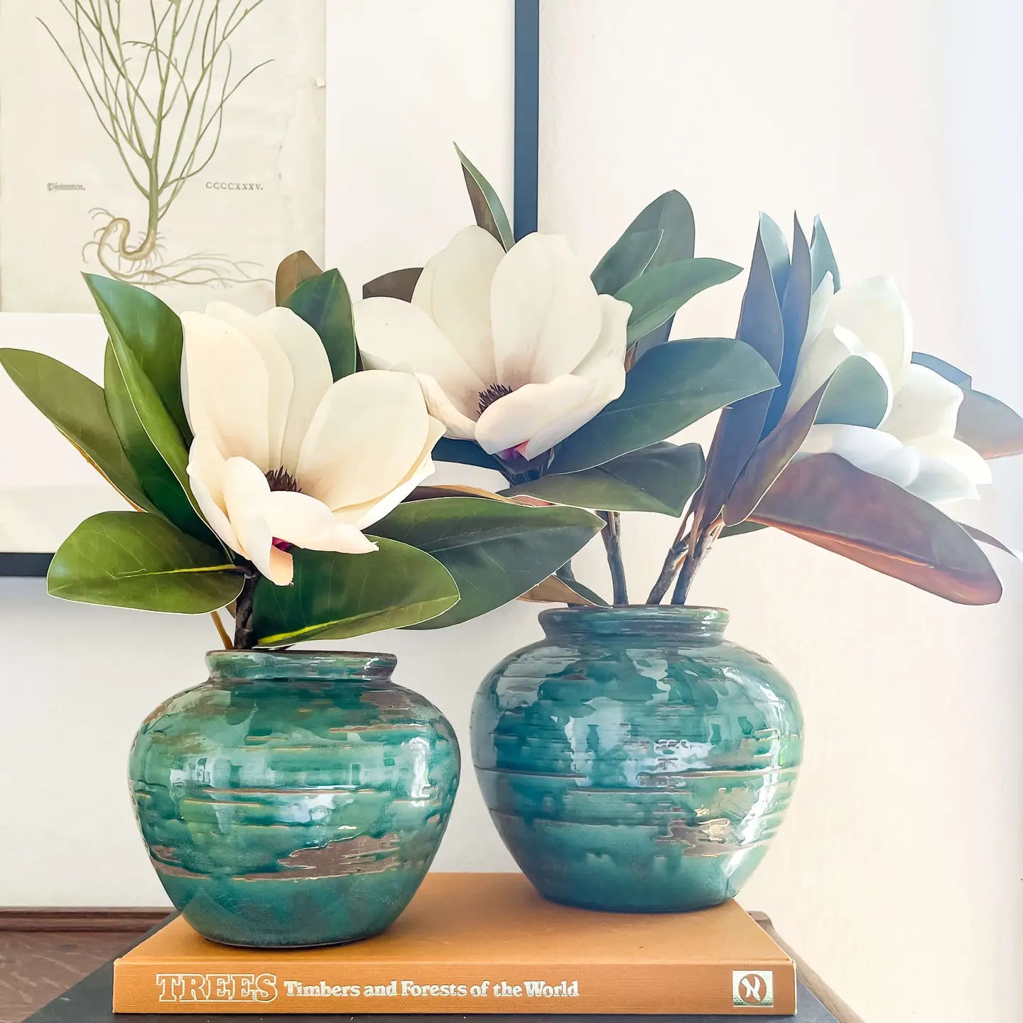 Selva Emerald Vintage-Style Vase-Large