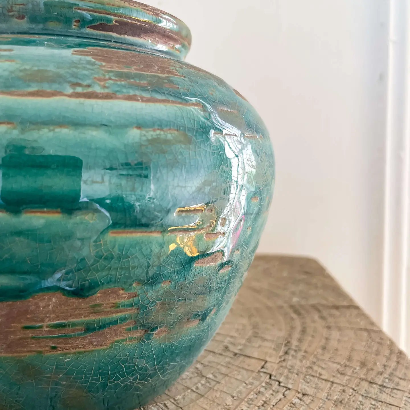 Selva Emerald Vintage-Style Vase-Large