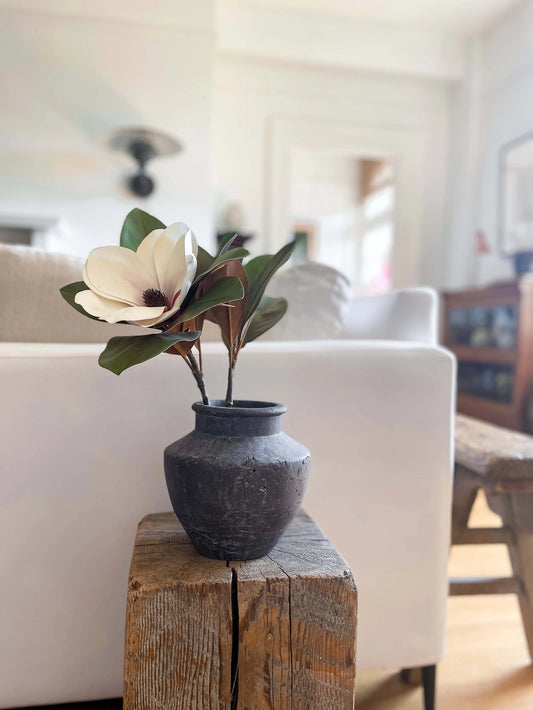 Senna Terracotta Vase-Flared Neck