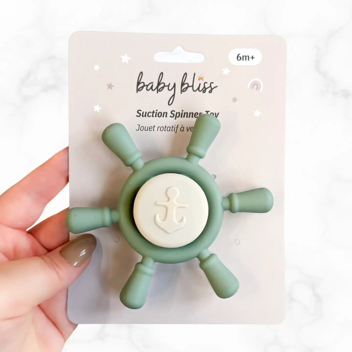 Ahoy Wheel Suction Spinner Toy