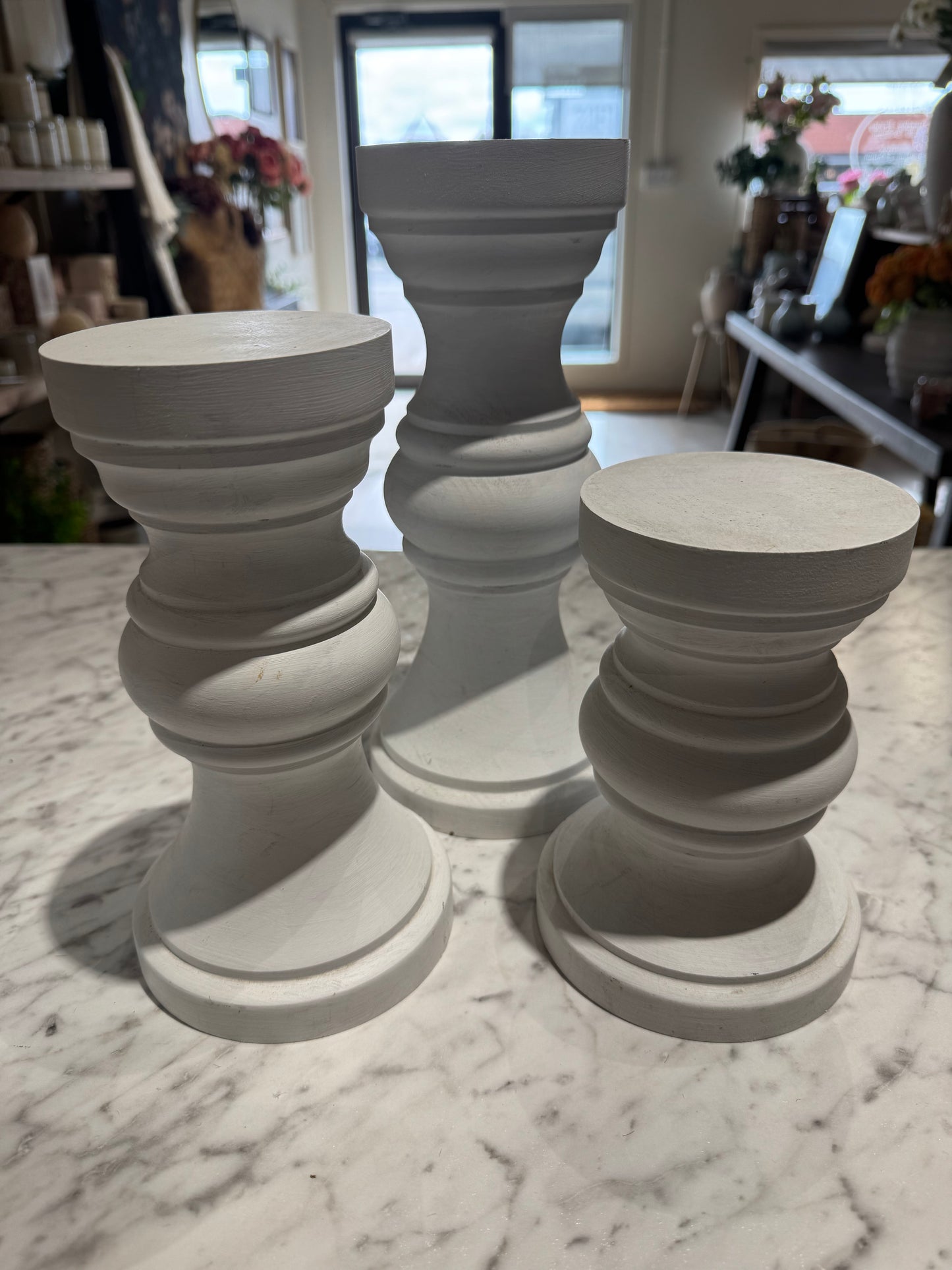 Chunky Candle Holders-Set of 3