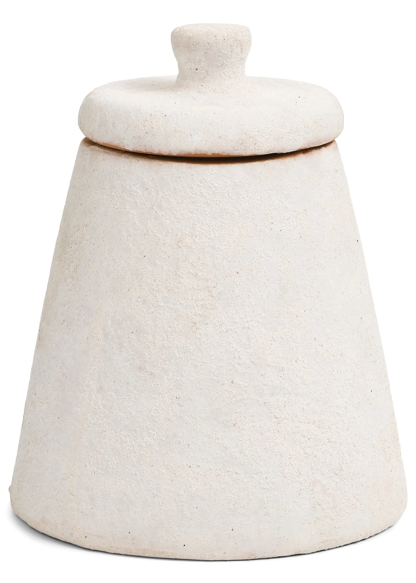 Paper Mache Pot with Lid