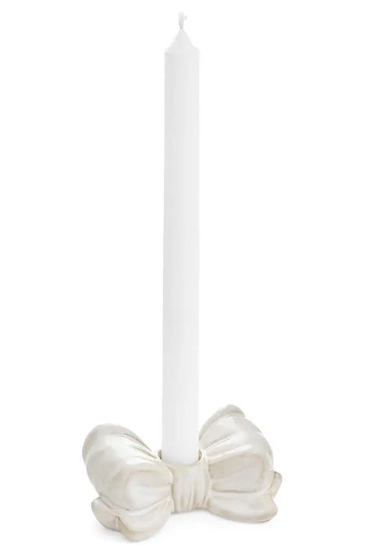 Ceramic Bow Candle Holder