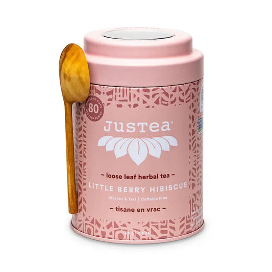 Little Berry Hibiscus Tea Tin with Spoon