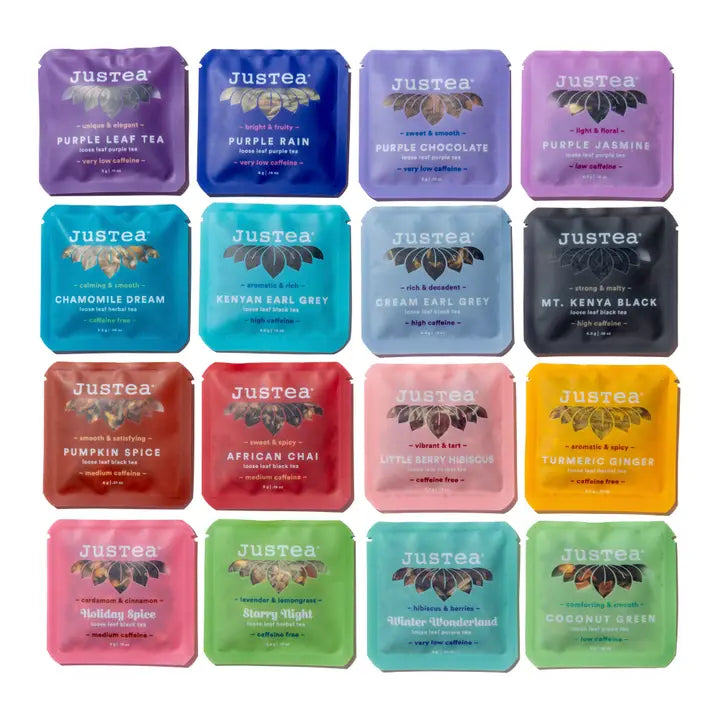 Tea sampler mini pouch